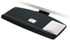 A Picture of product MMM-AKT90LE 3M Easy Adjust Keyboard Tray with Standard Platform,  Standard Platform, 23" Track, Black