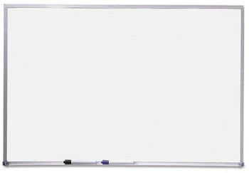 Quartet® Dry Erase Board,  Melamine Surface, 36 x 24, Silver Aluminum Frame