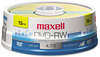 A Picture of product MAX-635117 Maxell® DVD-RW Rewritable Disc,  4.7GB, 2x, Spindle, Gold, 15/Pack