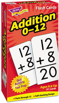TREND® Skill Drill Flash Cards,  3 x 6, Addition