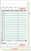 A Picture of product 196-114 GuestChecks™.  Three Part, Carbonless.  13 Lines.  Green.