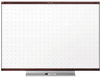 A Picture of product QRT-TE547MP2 Quartet® Prestige 2 Connects™ Total Erase® Whiteboard,  72 x 48, Mahogany Color Frame
