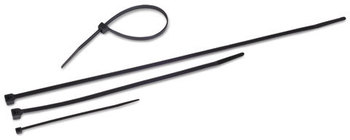 Tatco Nylon Cable Ties, 4 x 1/16, 18 lb, 1000/Pack, Black