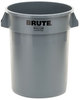 A Picture of product RCP-263200GY Rubbermaid® Commercial Round Brute® Container. 32 gal. Gray.