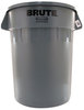 A Picture of product RCP-263200GY Rubbermaid® Commercial Round Brute® Container. 32 gal. Gray.