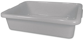 Rubbermaid® Commercial Bus/Utility Tote, 20 x 15 x 5, Gray