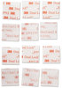 A Picture of product MMM-RFD7020 Scotch™ Extreme Fasteners,  1" x 1", Clear, 6/Pack