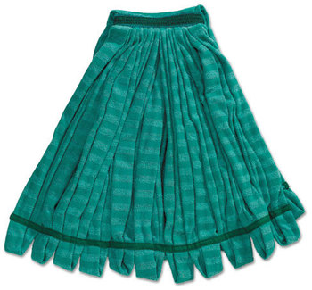 Rubbermaid Web Foot® Microfiber Tube Mops with 5 inch Mesh Headbands. Medium. Green. 6/case.