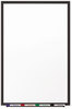 A Picture of product QRT-2543B Quartet® Classic Series Porcelain Magnetic Dry Erase Board,  36 x 24, Black Aluminum Frame