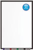 A Picture of product QRT-2543B Quartet® Classic Series Porcelain Magnetic Dry Erase Board,  36 x 24, Black Aluminum Frame