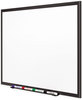 A Picture of product QRT-2543B Quartet® Classic Series Porcelain Magnetic Dry Erase Board,  36 x 24, Black Aluminum Frame