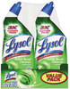 A Picture of product RAC-80078 LYSOL® Brand Disinfectant Toilet Bowl Cleaner With Bleach,  Liquid, 24oz Twin Pack