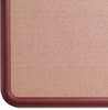 A Picture of product QRT-7693BE Quartet® Contour® Fabric Bulletin Board,  36 x 24, Light Blue, Plastic Navy Blue Frame