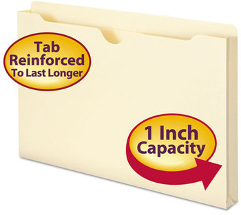 Smead™ Manila File Jackets 2-Ply Straight Tab, Legal Size, 50/Box