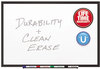 A Picture of product QRT-2544B Quartet® Classic Series Porcelain Magnetic Dry Erase Board,  48 x 36, Black Aluminum Frame