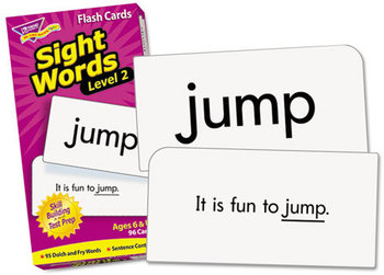 TREND® Skill Drill Flash Cards,  3 x 6, Sight Words Set 2
