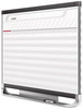 A Picture of product QRT-PP32P2 Quartet® Prestige 2 Connects™ Magnetic Total Erase® Project Planner,  36 x 24, Graphite Frame