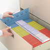 A Picture of product SMD-64040 Smead™ TUFF® Hanging Folders with Easy Slide™ Tab Letter Size, 1/3-Cut Tabs, Assorted Colors, 15/Box