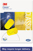 A Picture of product MMM-3101103 3M™ E·A·R™ Classic™ Small Earplugs in Pillow Paks E-A-R Cordless, PVC Foam, Yellow, 200 Pairs/Box