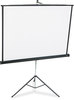 A Picture of product QRT-560S Quartet® Portable Tripod Projection Screen,  60 x 60, White Matte, Black Steel Case