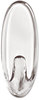 A Picture of product MMM-17091CLRCABP Command™ Clear Hooks and Strips Medium, Plastic, 2 lb Capacity, 50 with Adhesive Strips/Carton