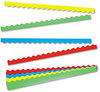 A Picture of product TEP-T9001 TREND® Terrific Trimmers® Solid Colors Board Trim,  2 1/4 x 39, Assorted Colors, 48/Set