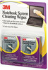 A Picture of product MMM-CL630 3M Notebook Screen Cleaning Wipes,  Cloth, 7 x 4, White, 24/Pack