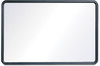 A Picture of product QRT-7551 Quartet® Contour® Dry Erase Board,  Melamine, 24 x 18, White Surface, Black Frame