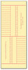 A Picture of product TOP-1276 TOPS™ Time Clock Cards,  Semi-Monthly, 500/Box
