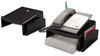 A Picture of product UNV-08116 Universal® Recycled Telephone Stand and Message Center, 12.25 x 10.5 5.25, Black