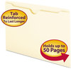 A Picture of product SMD-76500 Smead™ Manila File Jackets 2-Ply Straight Tab, Legal Size, 100/Box