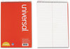 A Picture of product UNV-96920 Universal® Steno Books Pads, Gregg Rule, Red Cover, 80 White 6 x 9 Sheets, 6/Pack