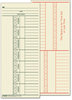 A Picture of product TOP-1260 TOPS™ Time Clock Cards,  Named Days, Two-Sided, 3 3/8 x 8 1/4, 500/Box
