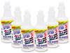 A Picture of product MOT-40903 Motsenbocker's Lift-Off® #3: Pen, Ink & Marker Graffiti Remover,  Ink & Marker Graffiti Remover, 32oz Flip-Top Bottle, 6/Carton