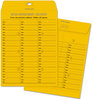 A Picture of product QUA-63666 Quality Park™ Brown Kraft Redi-Tac™ Box-Style Interoffice Envelope,  10 x 13, 100/Box