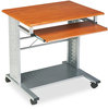 A Picture of product MLN-945MEC Mayline® Empire Mobile PC Cart,  29-3/4w x 23-1/2d x 29-3/4h, Medium Cherry
