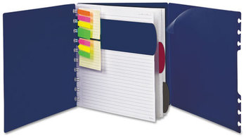 Ampad® Versa® Crossover Notebook, Legal/Wide, 24 lb, 8 1/2 x 11, Navy, 60 Sheets, 2/Pack