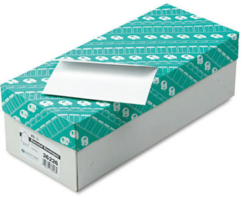 Quality Park™ Greeting Card/Invitation Envelope,  Contemporary, #5 1/2, White, 500/Box