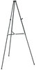 A Picture of product QRT-51E Quartet® Lightweight Telescoping Aluminum Tripod Easel,  Adjusts 38" to 66" High, Aluminum, Black