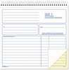 A Picture of product TOP-4133 TOPS™ Bill for Services Rendered Book,  8 1/2 x 7-3/4, Two-Part Carbonless, 50 Sets/Book