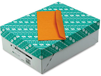 Quality Park™ Kraft Envelope,  Contemporary, #11, Brown Kraft, 500/Box