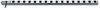 A Picture of product TRP-PS4816 Tripp Lite Multiple Outlet Power Strip,  16 Outlets, 1 1/2 x 48 x 1/2, 15 ft Cord, Silver