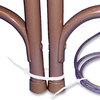 A Picture of product TCO-22100 Tatco Nylon Cable Ties,  4 x 1/16, 18 lb, 1000/Pack, Natural
