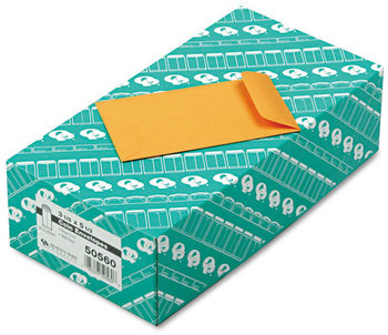 Quality Park™ Kraft Coin and Small Parts Envelope,  Side Seam, #5 1/2, Brown Kraft, 500/Box
