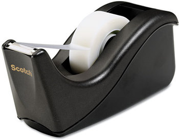 Scotch® 1" Core Value Dispenser,  1" Core, Two-Tone Black