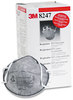A Picture of product MMM-8247 3M N95 Particulate Respirator with Nuisance-Level Organic Vapor Relief. 20/box.