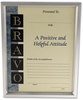 A Picture of product UNV-76853 Universal® Plastic Document Frame for 8.5 x 11, Easel Back, Metallic Silver