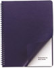 A Picture of product SWI-2000711 Swingline™ GBC® Leather-Look Presentation Covers for Binding Systems,  11-1/4 x 8-3/4, Navy, 100 Sets/Box