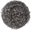 A Picture of product PUX-756 Kurly Kate® Stainless Steel Sponges,  Large, 4 x 1 1/2, Steel Gray, 12/Carton