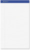 A Picture of product TOP-20330 Ampad® Perforated Writing Pads,  8 1/2 x 14, White, 50 Sheets, Dozen